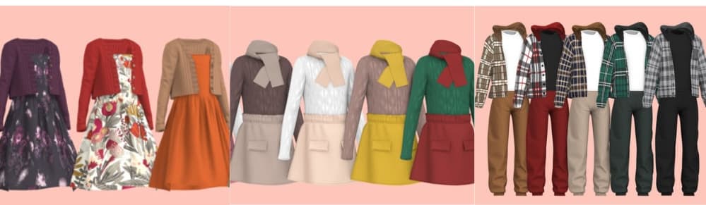 Галерея мода Коллекция одежды Fall Children’s Set P2 #1